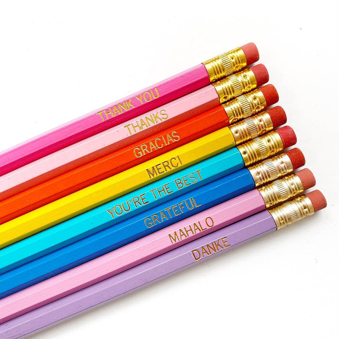 Many Thanks Pencils - Lockwood Shop - Calliope Pencil Factory