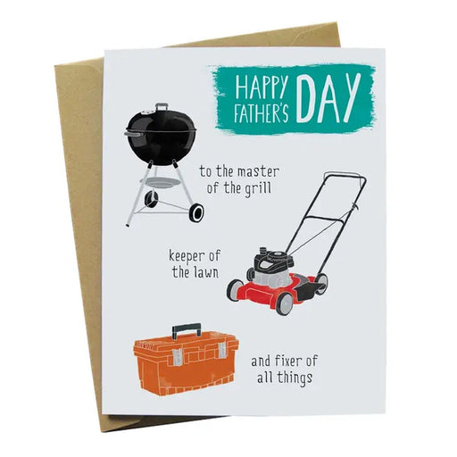 Master, Keeper, Fixer Father's Day Card - Lockwood Shop - Paper Wolf