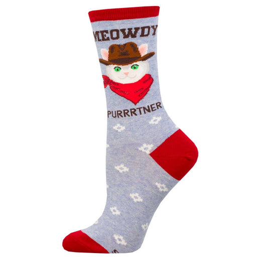 Meowdy Purrtner Women's Sock - Lockwood Shop - Socksmith
