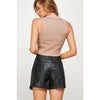 Metallic Sleeveless Polo in Rose Gold - Lockwood Shop - Miss Love