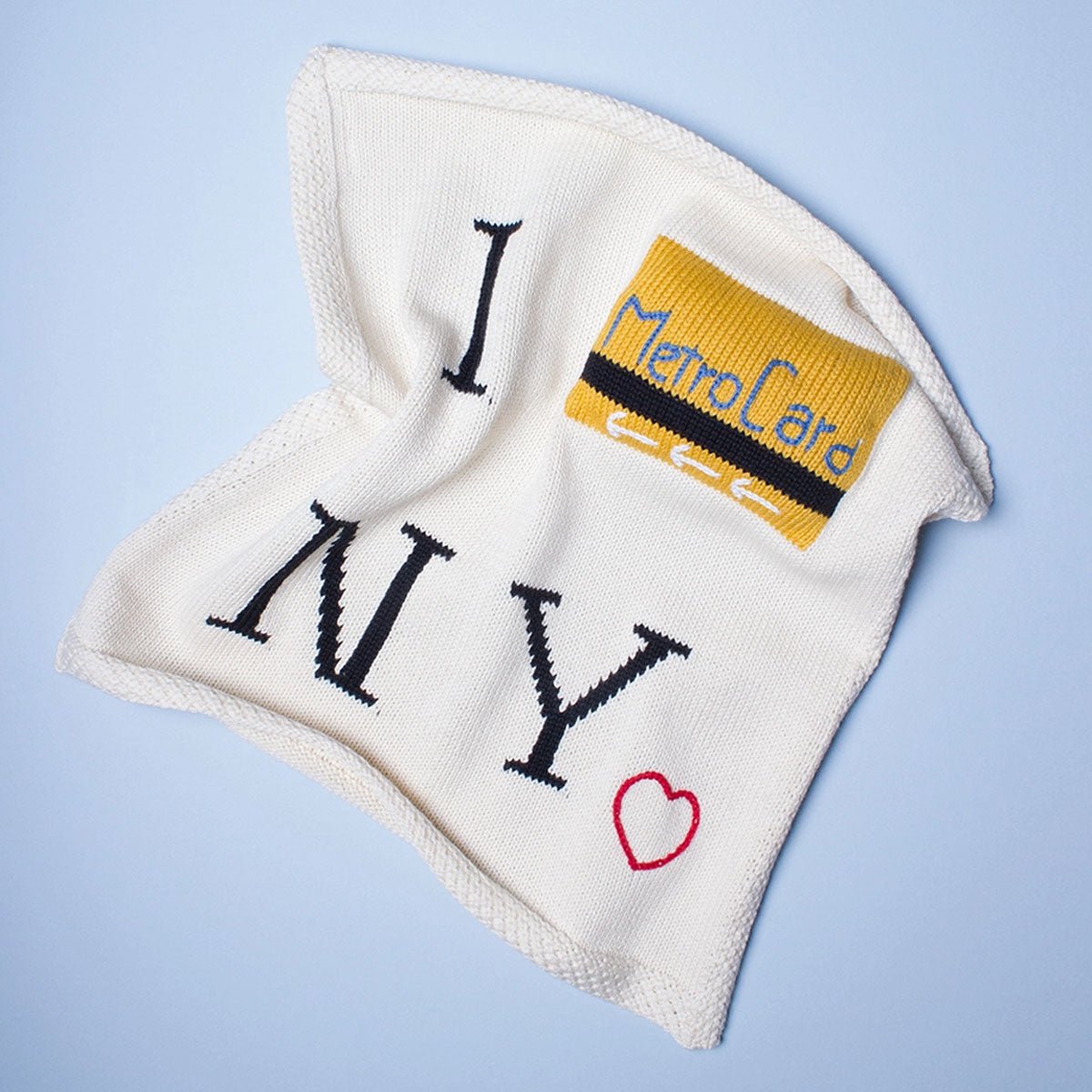 Metrocard Knit Lovey Blanket - Lockwood Shop - Estella