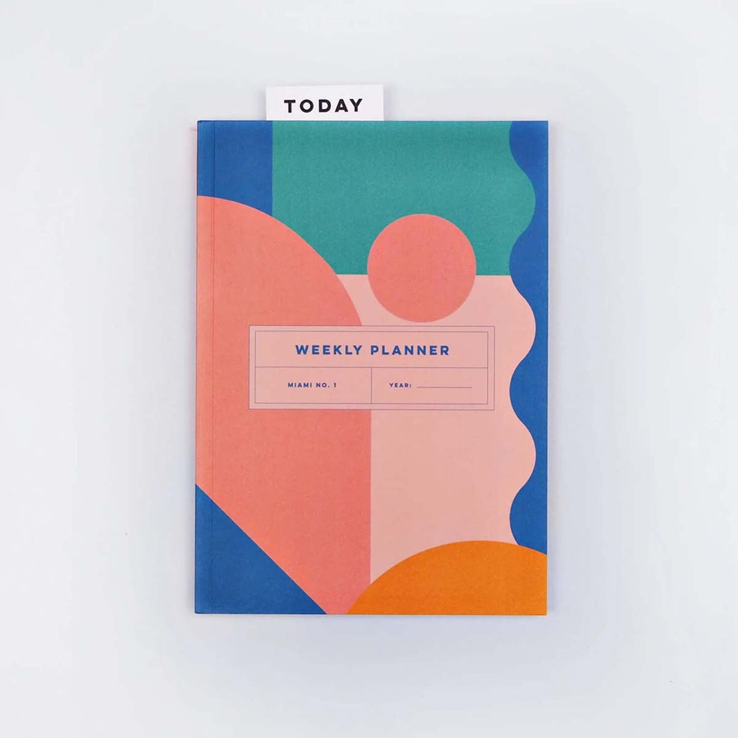 Miami No. 1 Weekly Lay Flat Planner Book - Lockwood Shop - The Completist