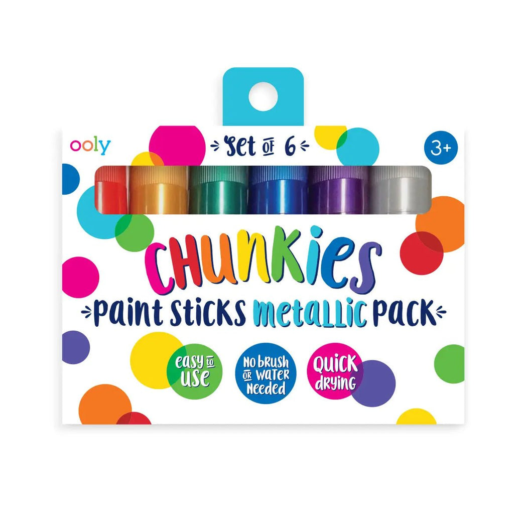 Mini Chunkies Paint Sticks - Metallic - Lockwood Shop - Ooly