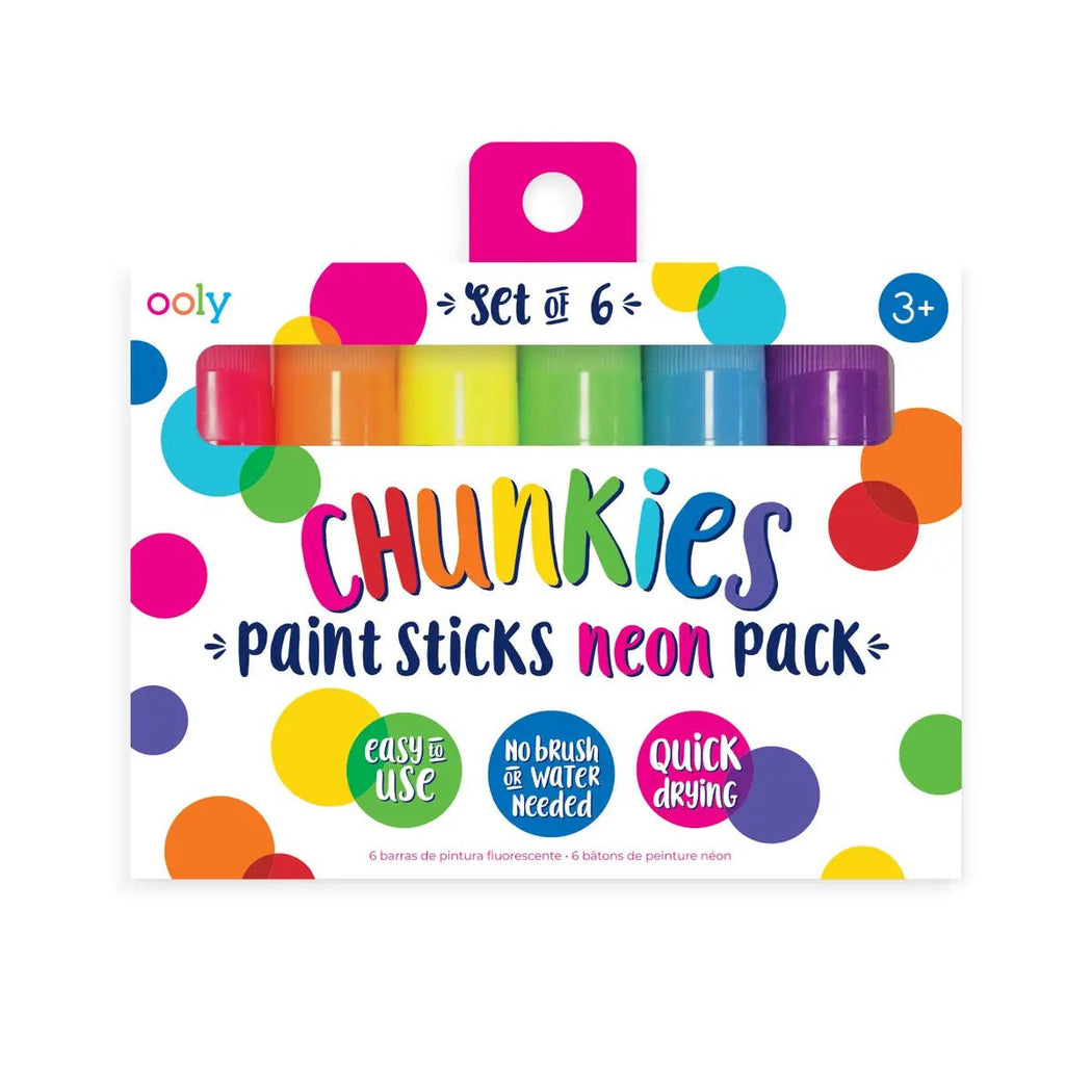 Mini Chunkies Paint Sticks - Neon - Lockwood Shop - Ooly