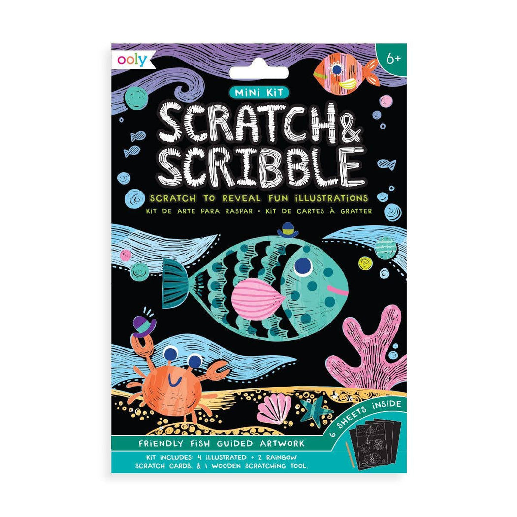 Mini Scratch & Scribble Kits - Lockwood Shop - Ooly