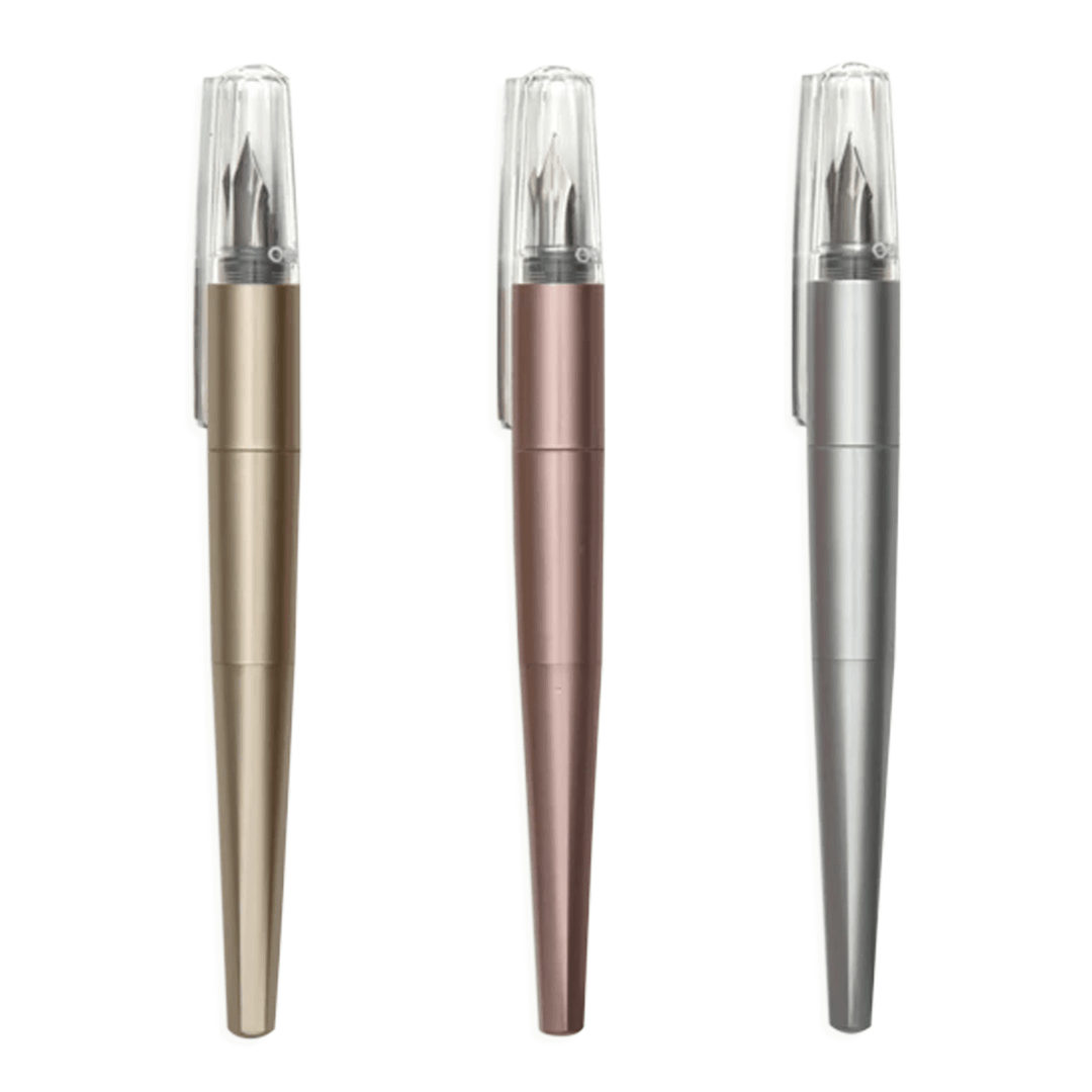 Modern Script Metallic Fountain Pen - Lockwood Shop - Ooly
