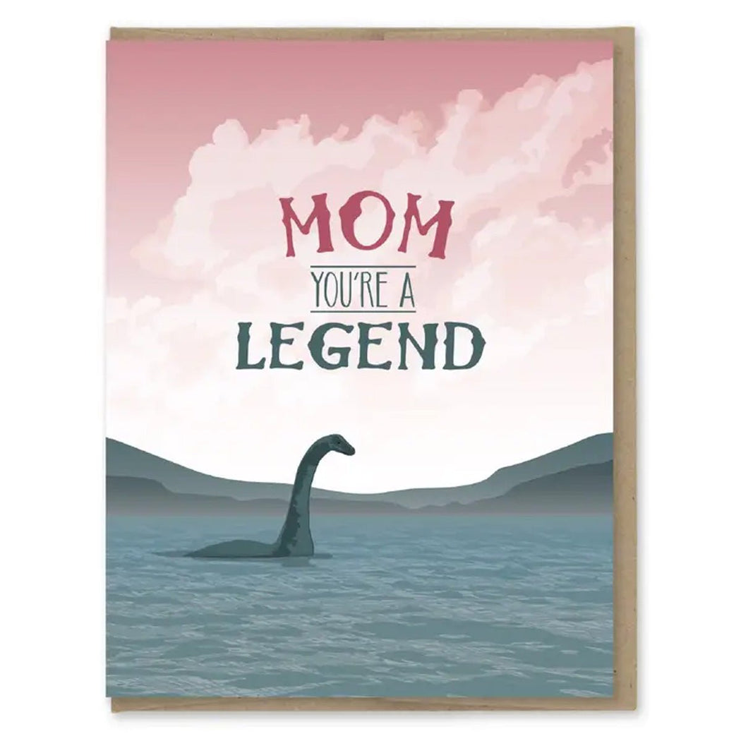 Mom Legend Nessie Greeting Card - Lockwood Shop - Modern Printed Matter