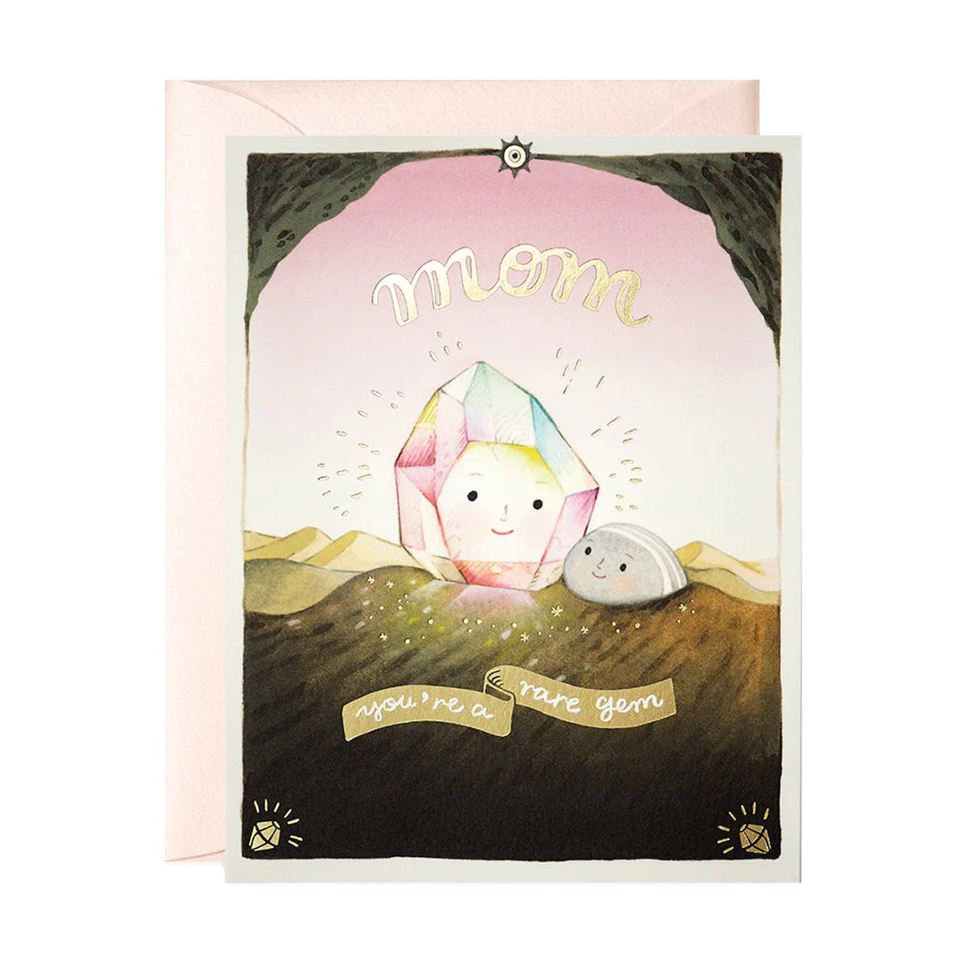 Mom Rare Gem Greeting Card - Lockwood Shop - Joojoo Paper