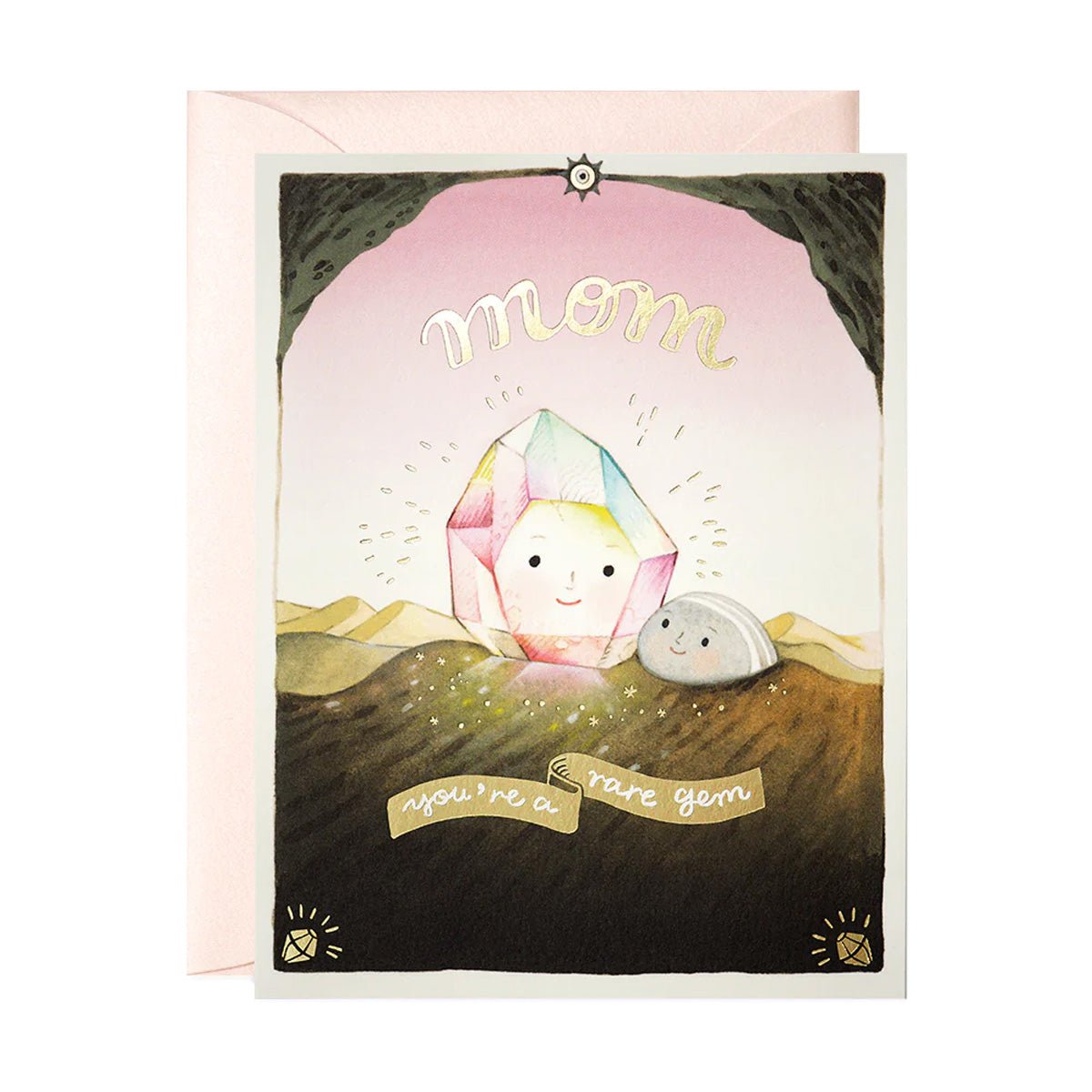 Mom Rare Gem Greeting Card - Lockwood Shop - Joojoo Paper