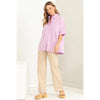 Mood Setter Oversized Shirt in Lavender - Lockwood Shop - Hyfve