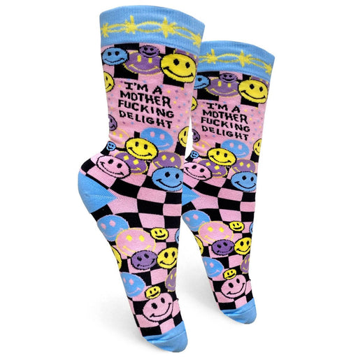 Mother Fucking Delight Women's Crew Socks - Lockwood Shop - Groovy Things co