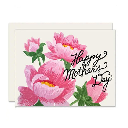 Mother's Day Peonies Greeting Card - Lockwood Shop - Slightly Stationery