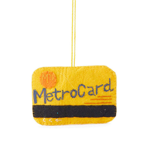 MTA Metrocard Felt Ornament - Lockwood Shop - Silk Road Bazaar