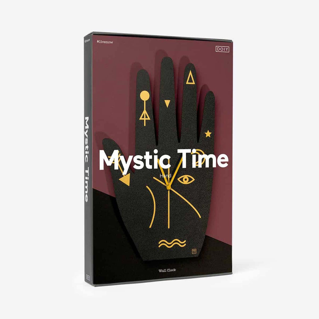 Mystic Time Hand Wall Clock - Lockwood Shop - DOIY