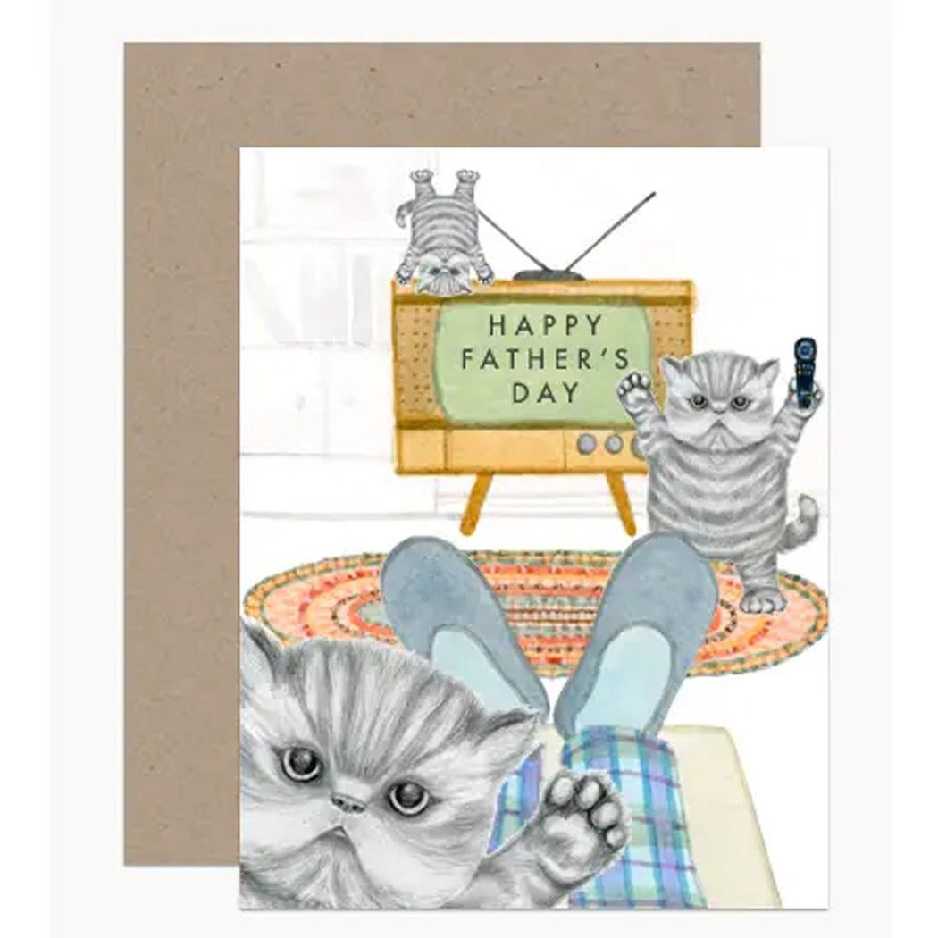Naughty Kittens Father's Day Greeting Card - Lockwood Shop - Dear Hancock
