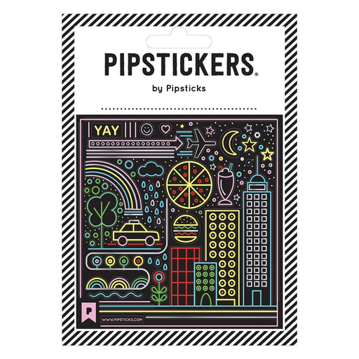 Neon City Life Sticker Sheet - Lockwood Shop - Pipsticks