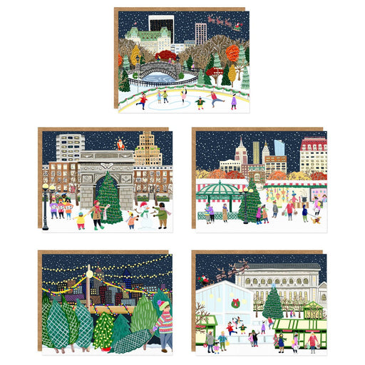 New York City Holiday - Box of 10 Assorted Cards - Lockwood Shop - Little Design Shoppe & Creative Co