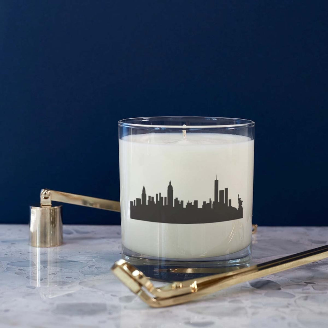 New York City Holiday Candle (In Rocks Glass) - Lockwood Shop - Scripted Fragrance