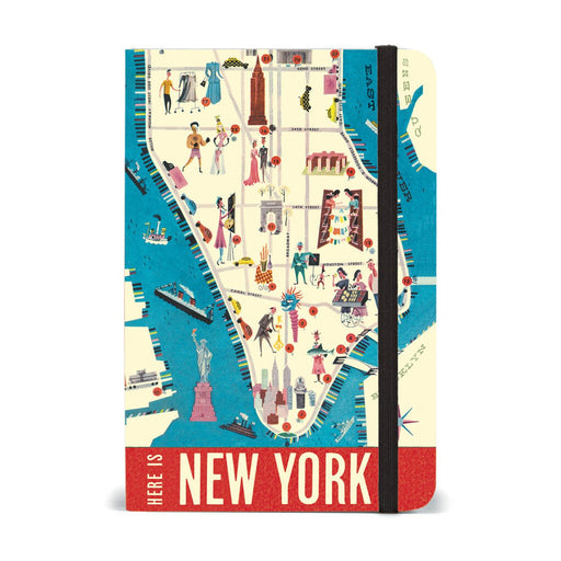 New York City Map Small Notebook - Lockwood Shop - Cavallini Papers and Co