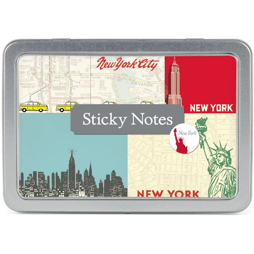 New York City Sticky Note Tin - Lockwood Shop - Cavallini Papers and Co