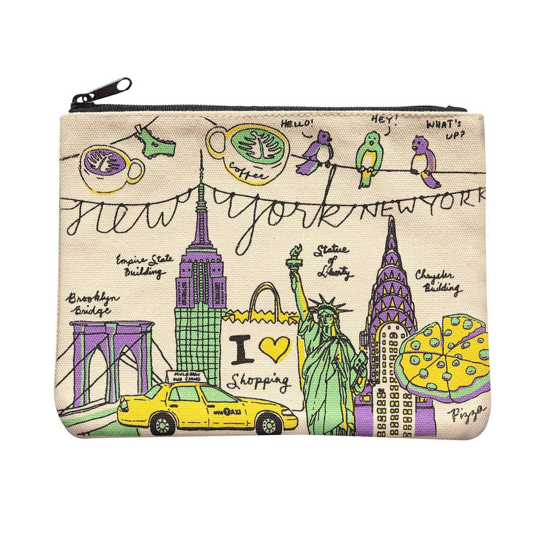 NY Illustration Canvas Pouch - Lockwood Shop - Mure & Grand