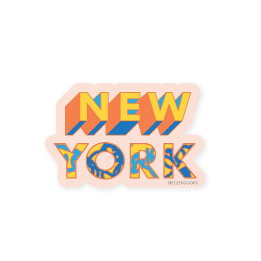 NYC Graphic Type Sticker - Lockwood Shop - Seltzer Goods