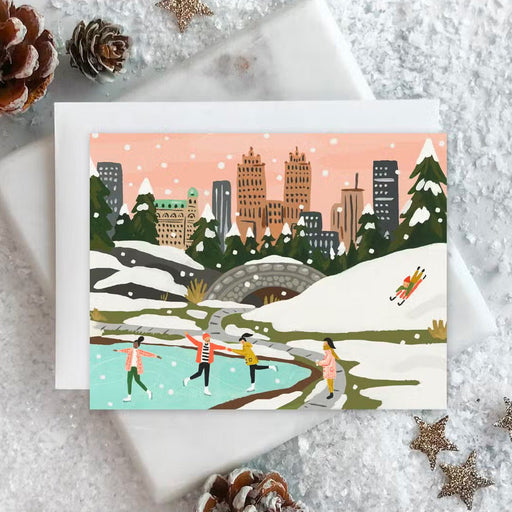 NYC Holiday: Central Park Greeting Card - Lockwood Shop - Idlewild Co