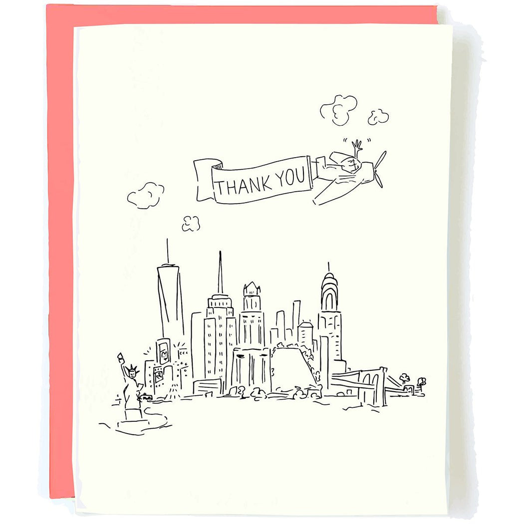 NYC Skyline Thank You Card - Lockwood Shop - Pop Paper