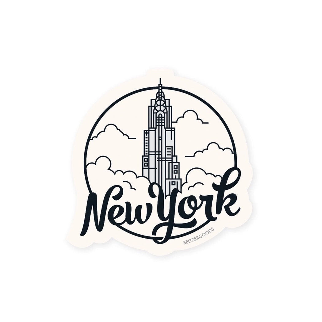 NYC Skyscraper Sticker - Lockwood Shop - Seltzer Goods