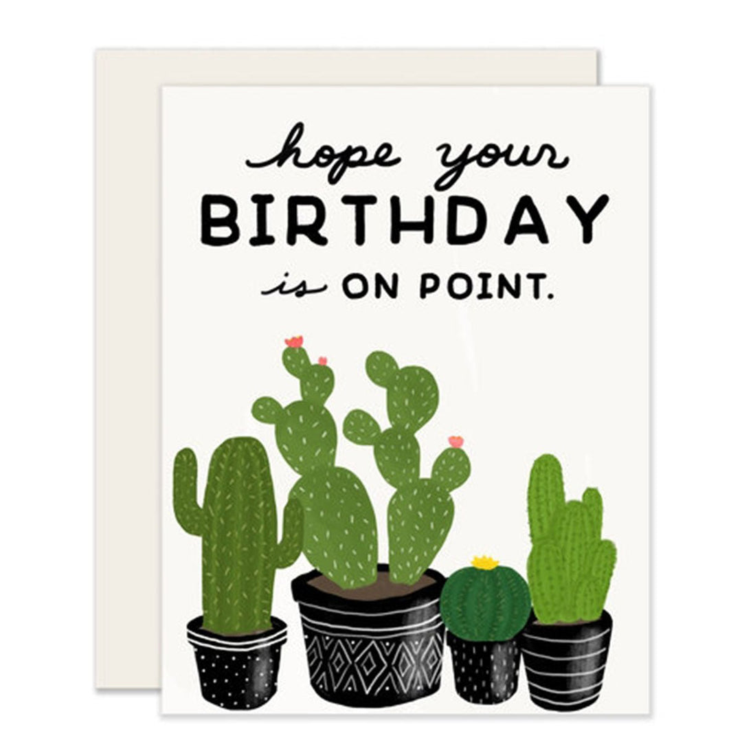 On Point Birthday Card - Lockwood Shop - Slightly Stationery