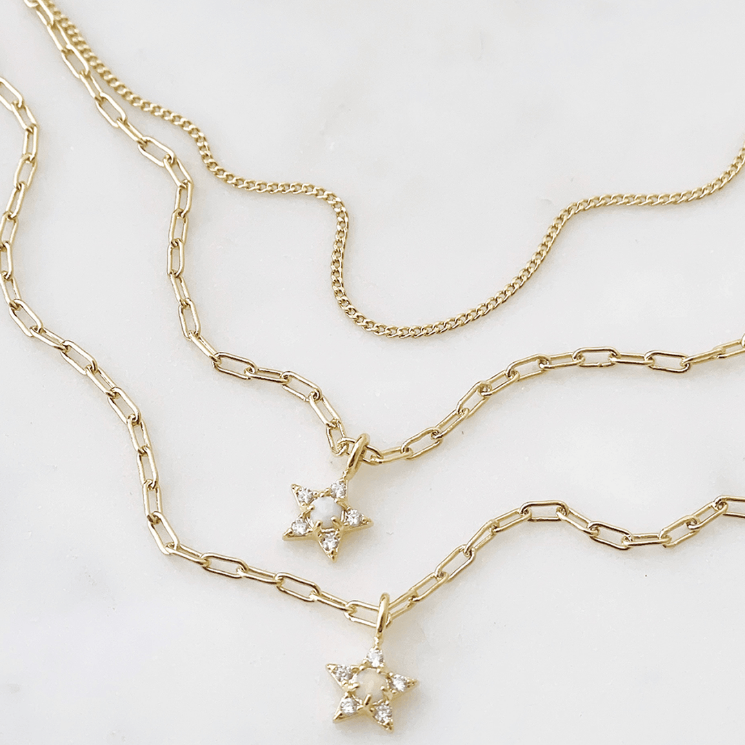 Opal Star Layered Necklace - Lockwood Shop - Lucky Collective