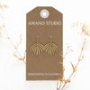 Palm Frond Earrings - Lockwood Shop - Amano