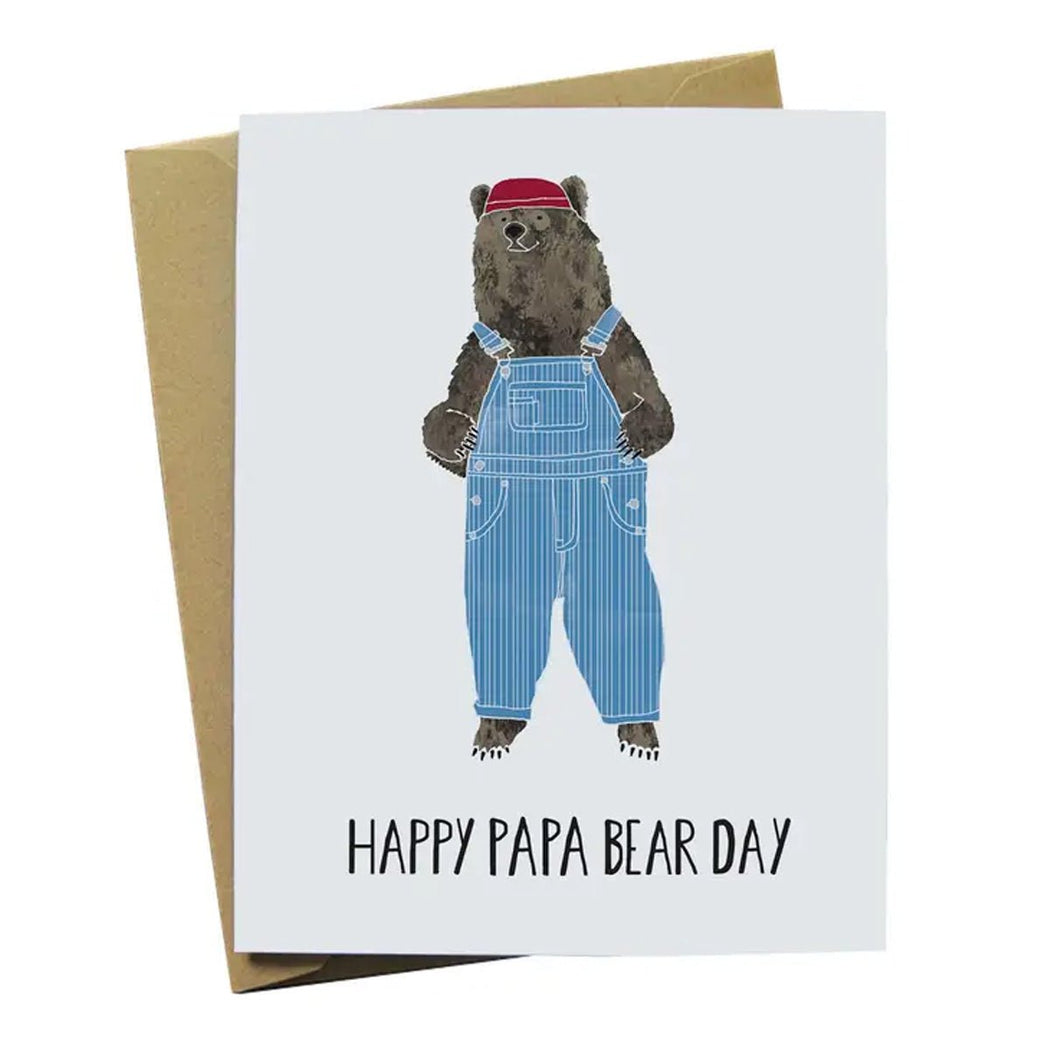 Papa Bear Day Greeting Card - Lockwood Shop - Paper Wolf