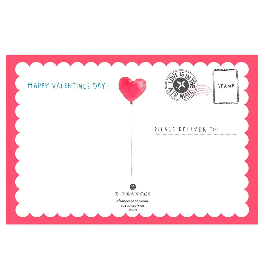 Paper Hearts Valentine Postcard - Lockwood Shop - E Frances Paper