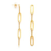 Paperclip Chain Earrings - Lockwood Shop - Amano