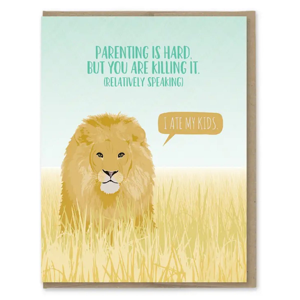 Parenting Killing It Greeting Card - Lockwood Shop - Modern Printed Matter