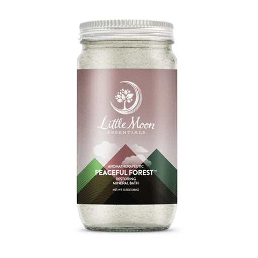 Peaceful Forest Mineral Salt- 4oz Jar - Lockwood Shop - Little Moon Essentials