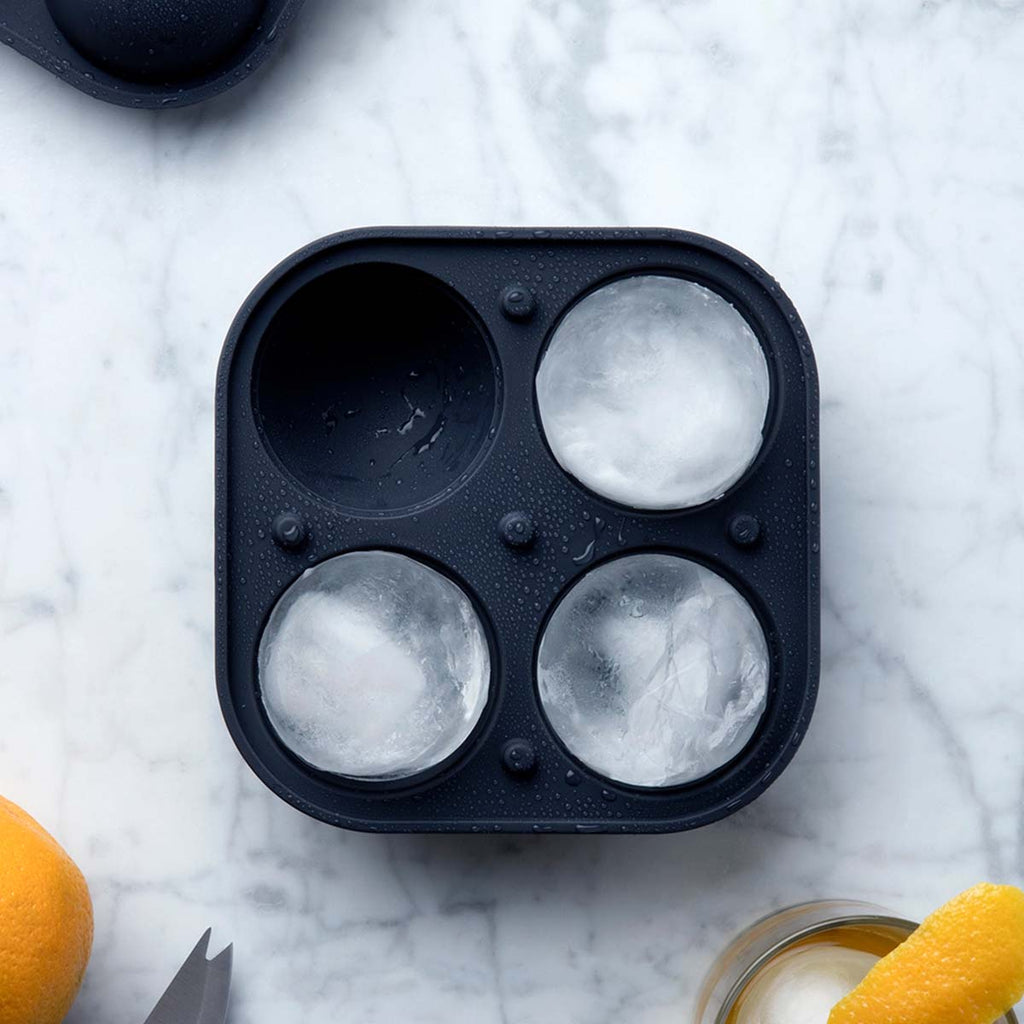 Charcoal Sphere Ice Tray