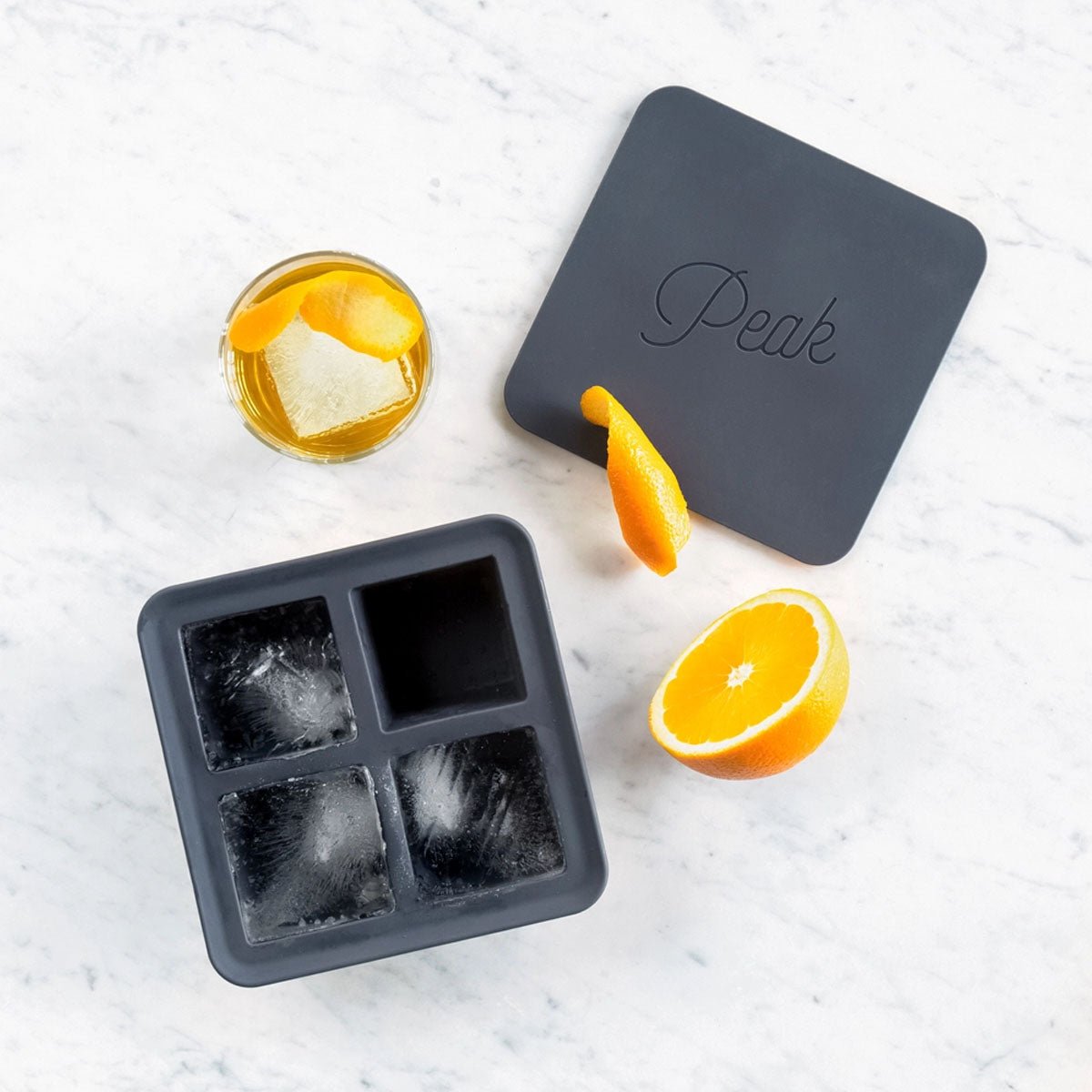 Peak XL Ice Cube Tray - Charcoal - Lockwood Shop - W&P Design