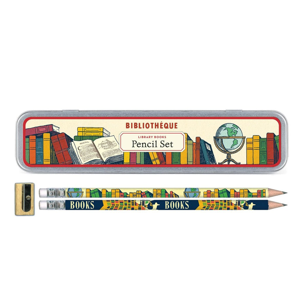 Pencil Sets in Gift Tin - Lockwood Shop - Cavallini Papers and Co