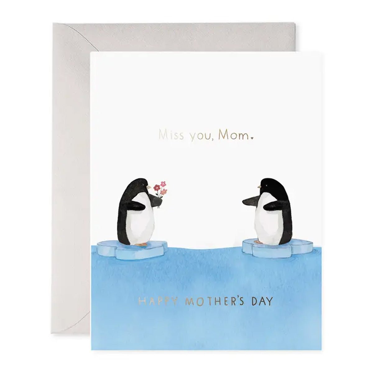 Penguin Mom Greeting Card - Lockwood Shop - E Frances Paper