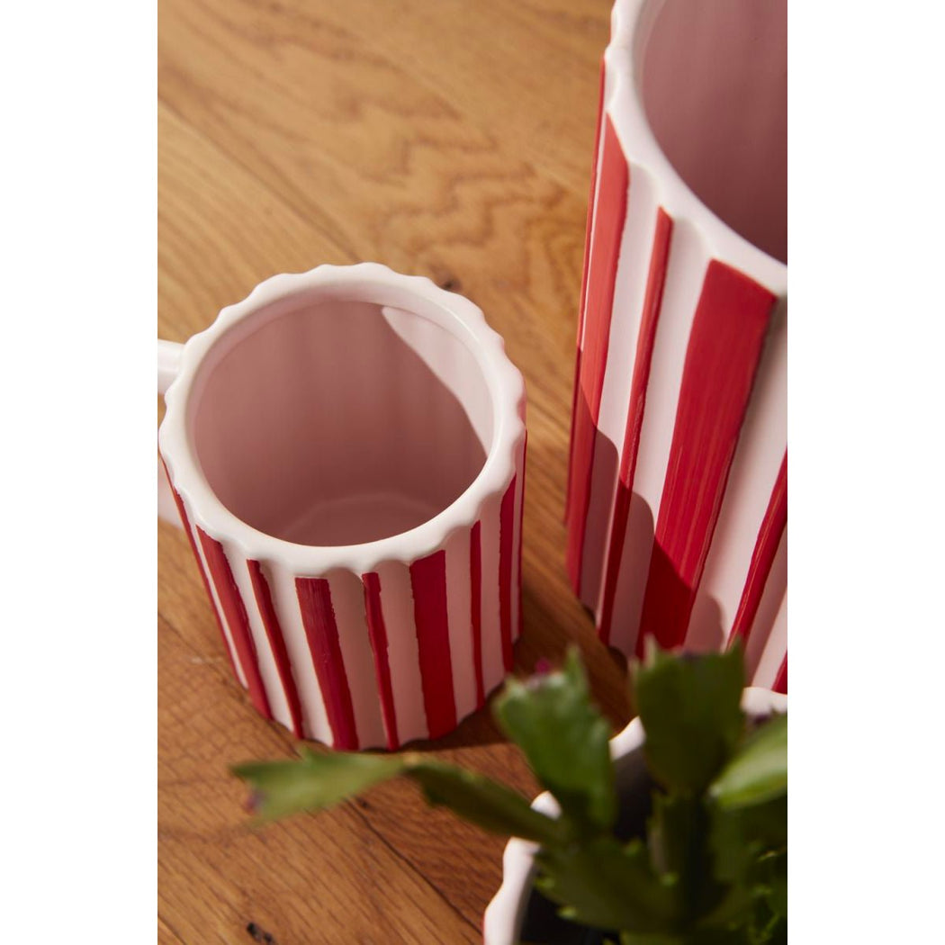 Peppermint Stripe Mug - Lockwood Shop - Accent Decor