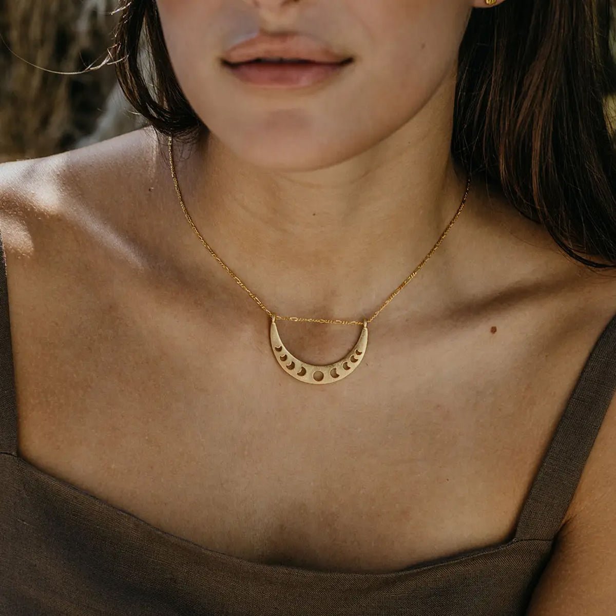Phases of the Moon Necklace- Large - Lockwood Shop - Amano