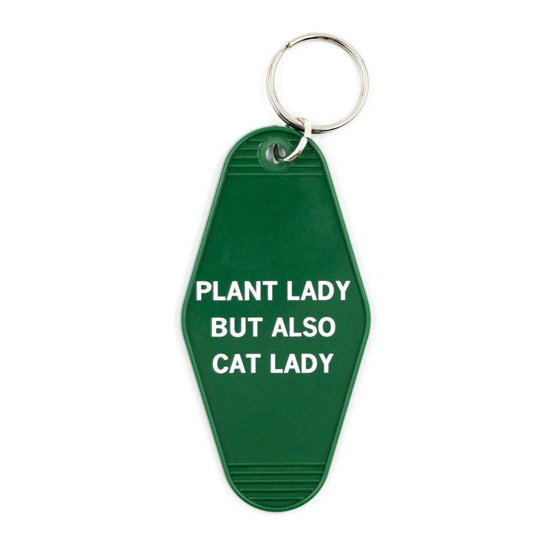 Plant &amp; Cat Lady Motel Key Tag - Lockwood Shop - Get Bullish