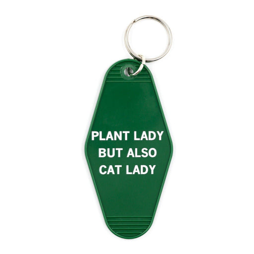 Plant & Cat Lady Motel Key Tag - Lockwood Shop - Get Bullish