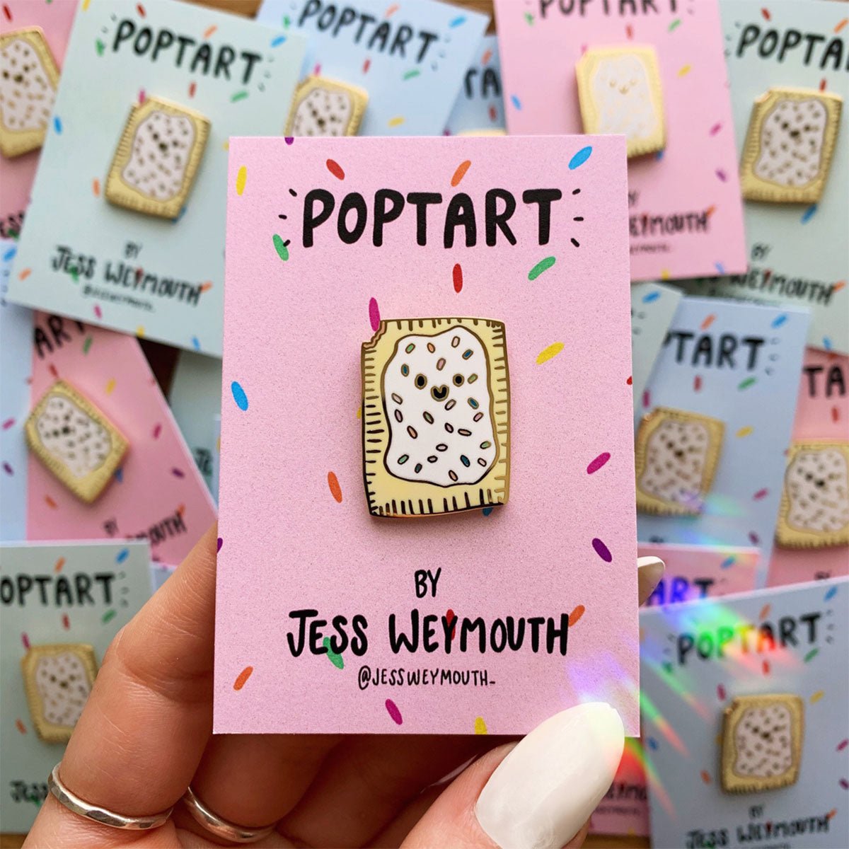 Pop Tart Enamel Pin - Lockwood Shop - Jess Weymouth