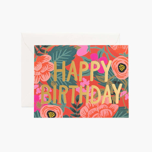 Poppy Birthday Greeting Card - Lockwood Shop - Rifle