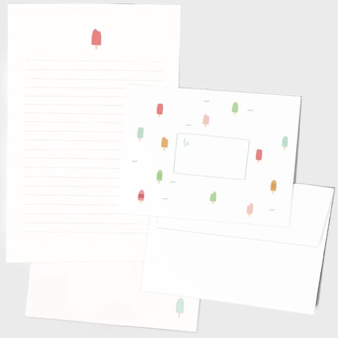 Popsicle Letter Writing Set - Lockwood Shop - A Jar of Pickles