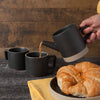 Pour Over Coffee Set in Matte Black Ceramic - Lockwood Shop - Now Designs