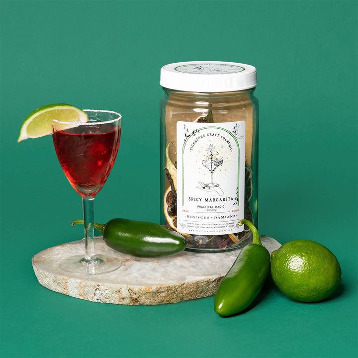 Practical Magic Apothecary Cocktail Kit - Hibiscus &amp; Damiana Spicy Margarita - Lockwood Shop - Practical Magic Apothecary
